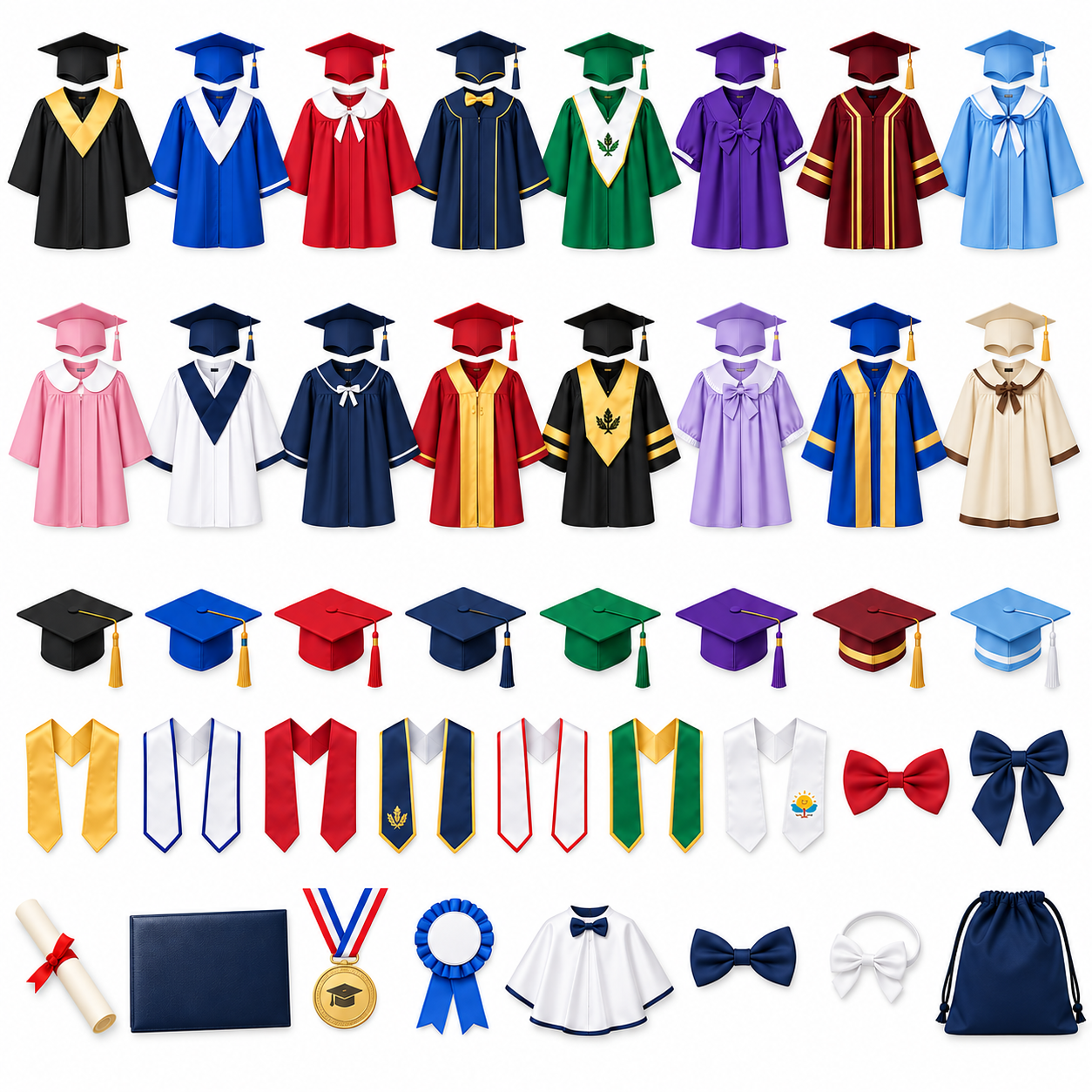 CG2- Kindergarten Student Convocation Gown